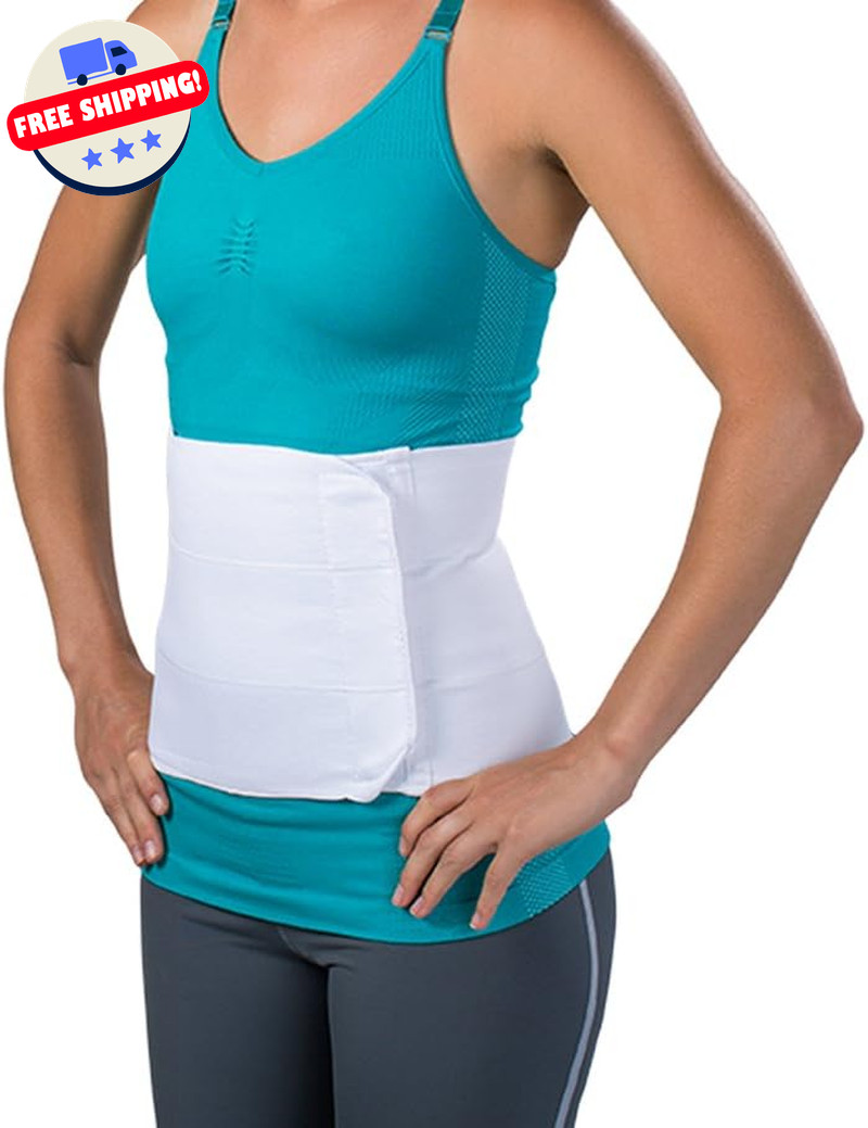 Panel Elastic Abdominal Binder – 9″ 3-Panel – X-Large – Premium – XL