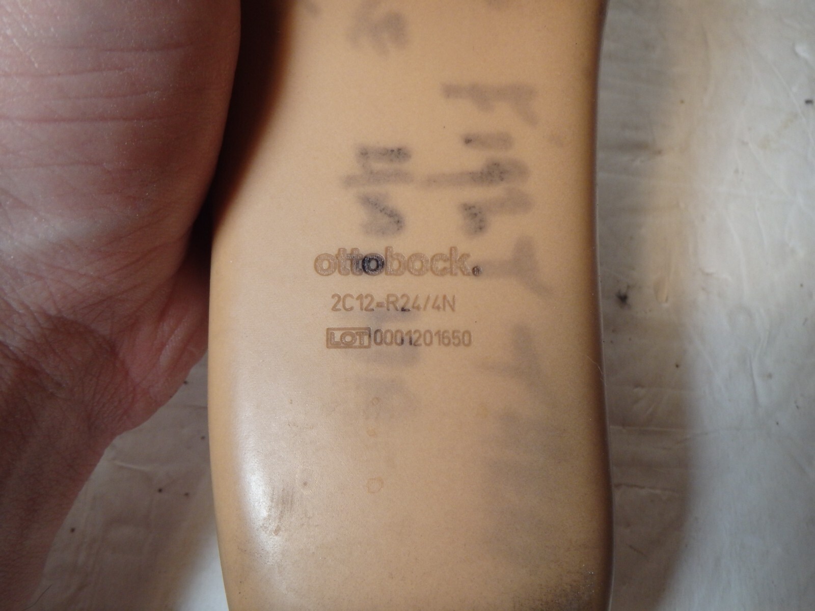 Ottobock Prosthetic Right Foot Shell Split Toe 2C12-R24/4N Otto Bock