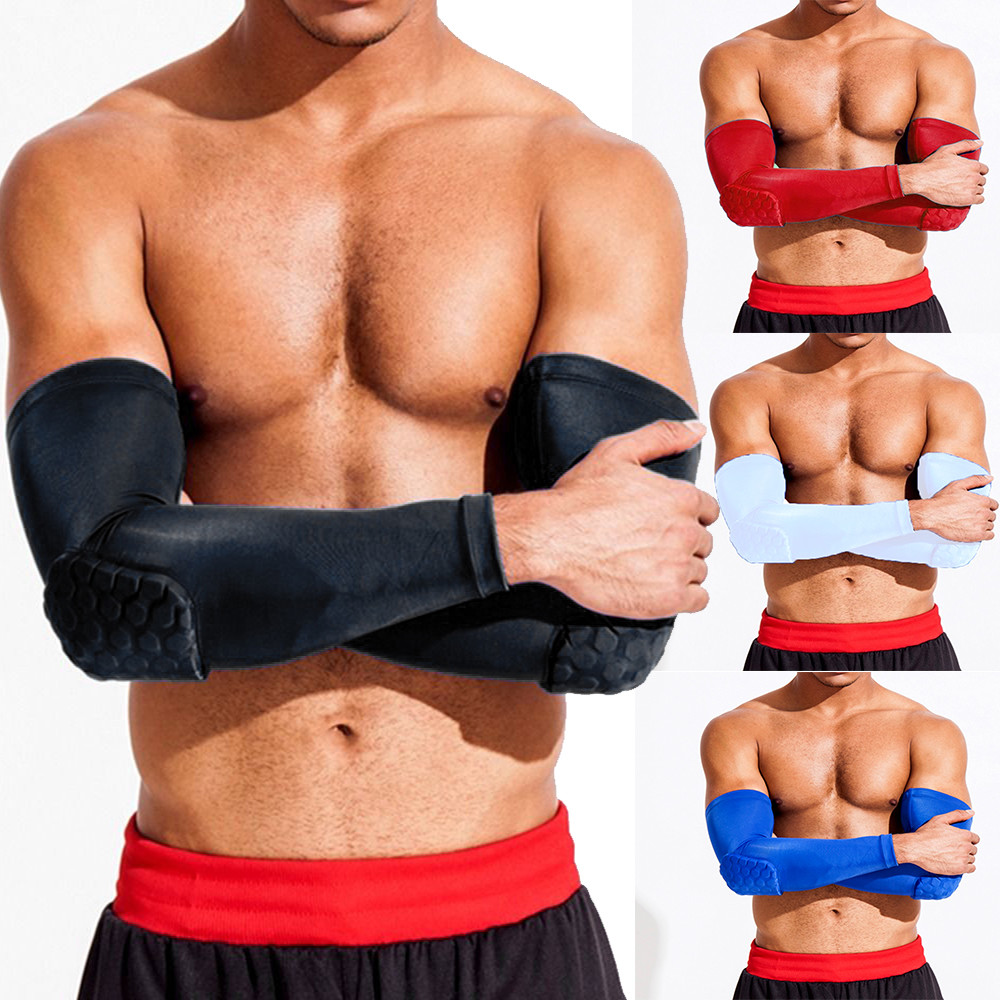 Elbow Brace Support Arm Sleeve Pads Wraparound Compression Basketball Guard Wrap