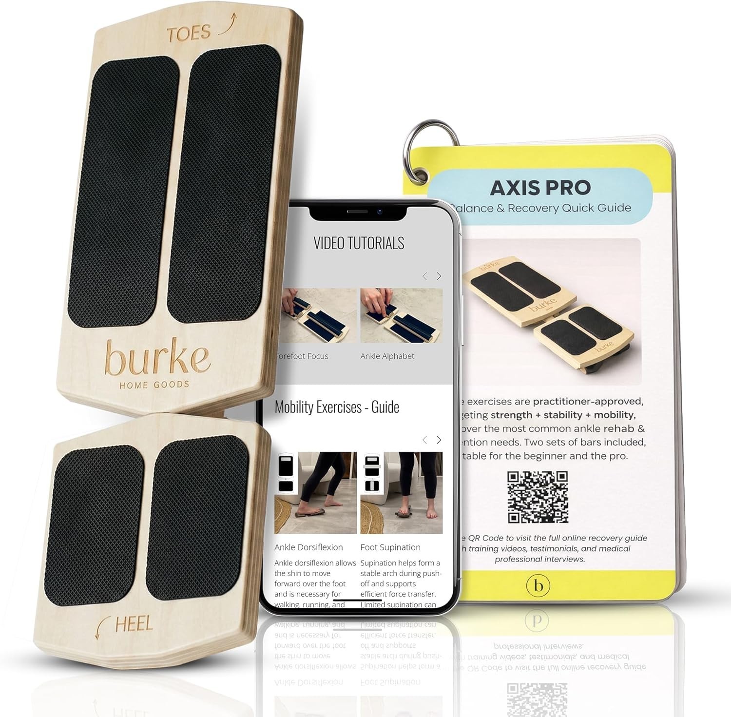 Ankle Balance Board & Foot Strengthener for Plantar Fasciitis Pain Relief | S…