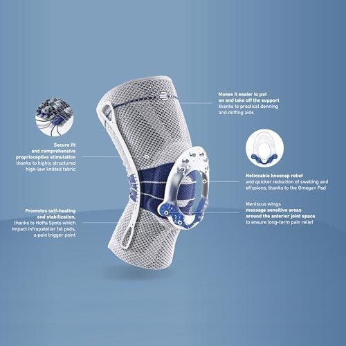 Knee Brace for Pain Relief & Stabilization – GenuTrain Support, Size 0, Nature C
