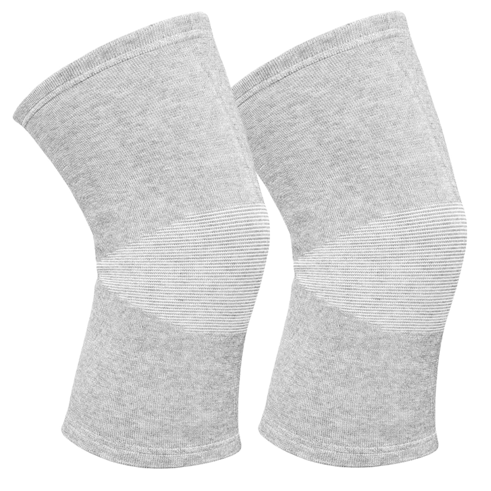 Sieafan Bamboo Knee Sleeve,Bamboo Compression Sleeve for X-Large, Gray