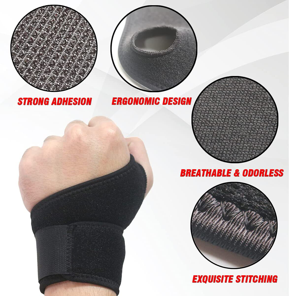 Right Left Wrist Hand Brace Support Carpal Tunnel Sprain Arthritis Sports Unisex