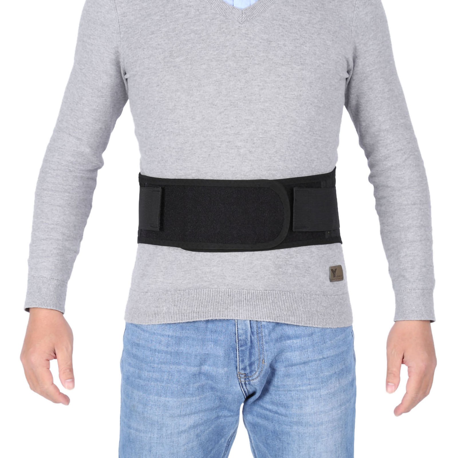 New Tourmaline Self Heating Magnetic Therapy Black Waist Protection Belt Lumbar
