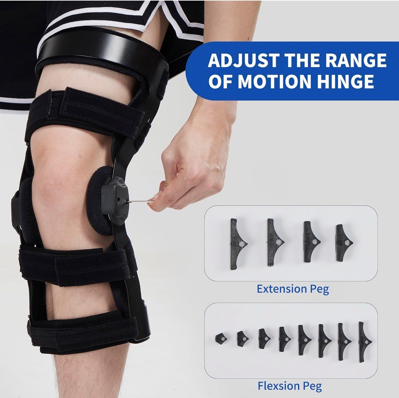 Right – Large OA Unloader Knee Brace. Unisex