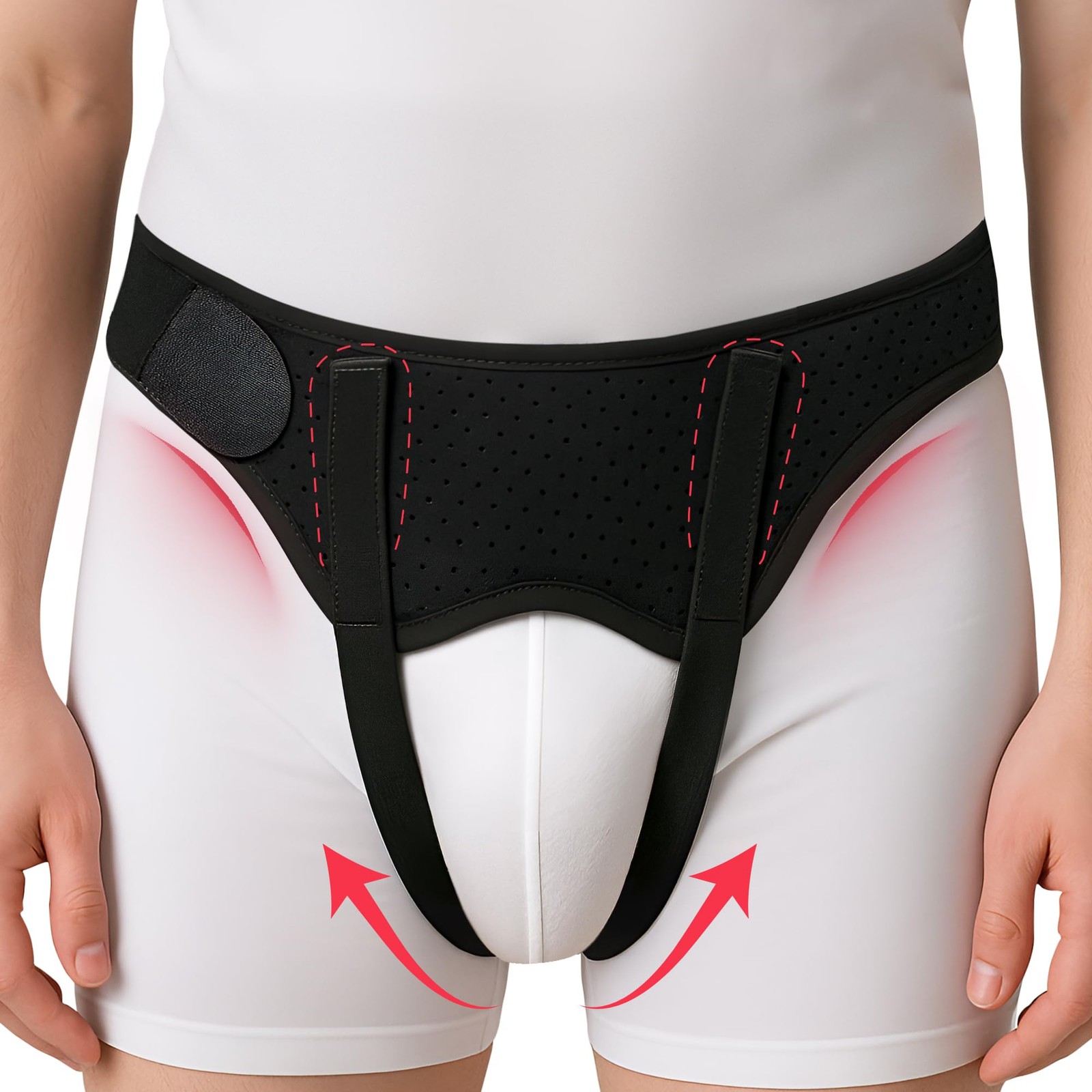 Doctor Developed Inguinal Hernia Belt Support Truss Groin Pain Pads Size M