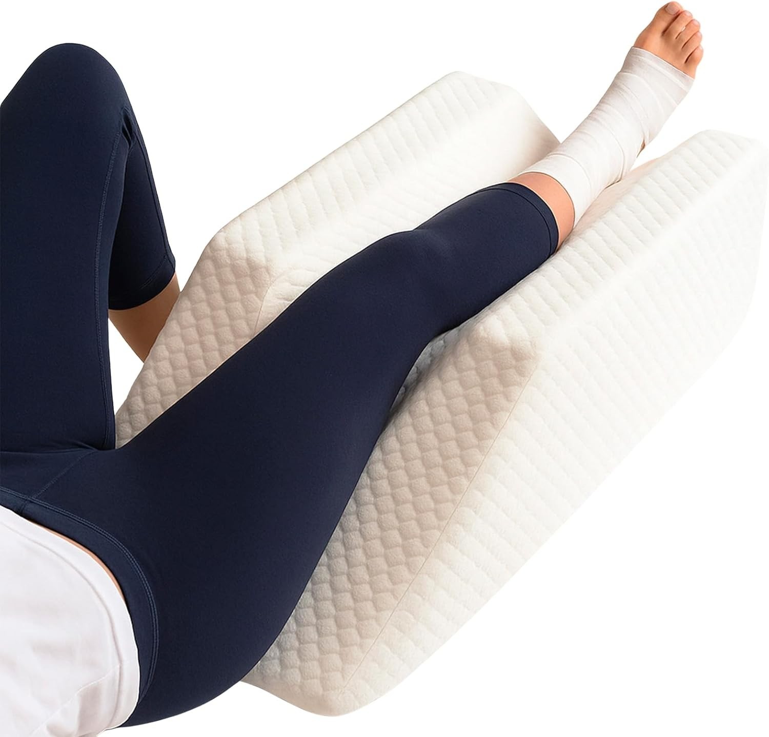 Leg Elevation Pillow- Leg Wedge Knee Swelling Elevation After Surgery Must Haves