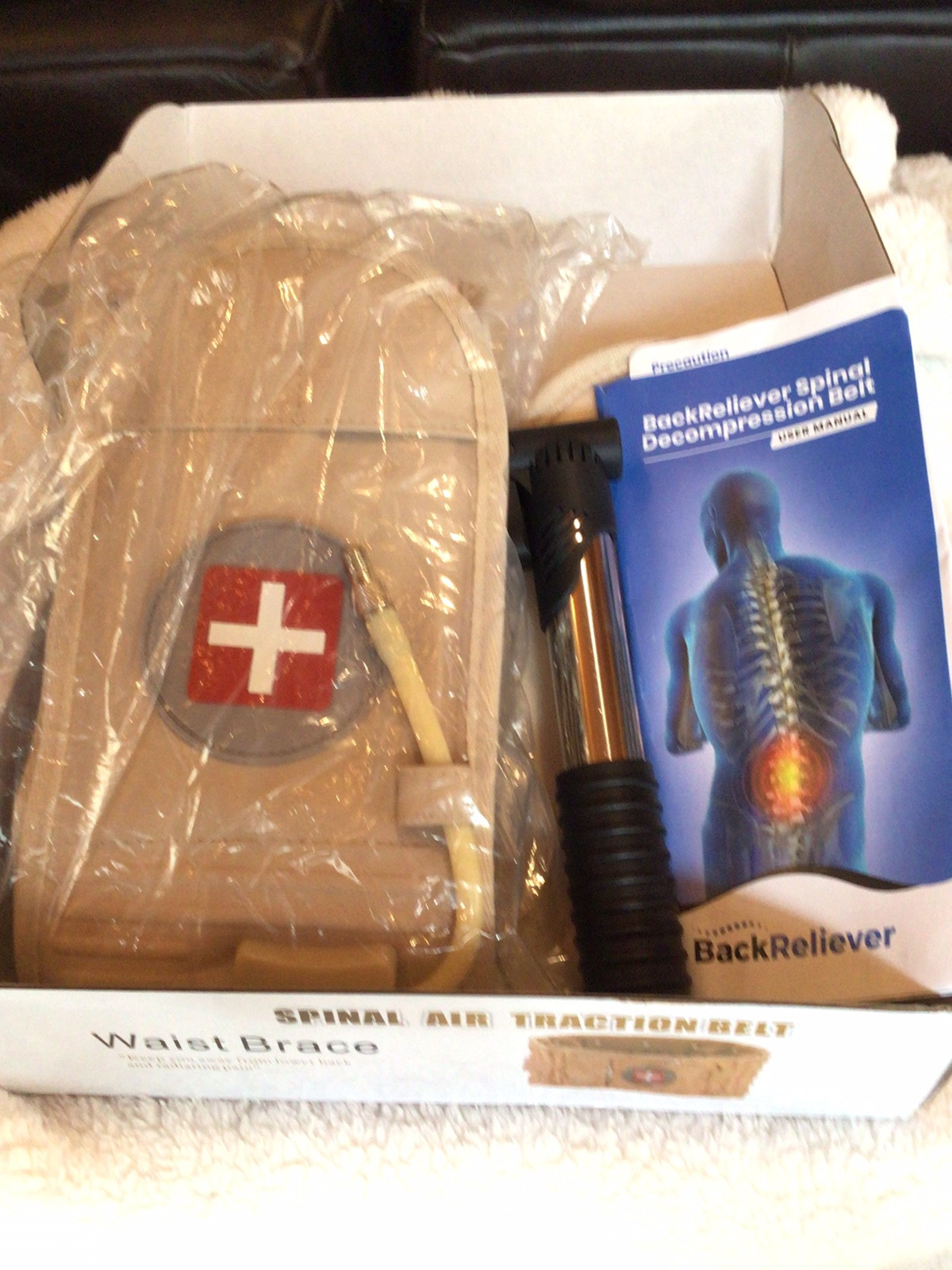 Spinal Air Traction Belt – Waist Brace For Lower Back Pain Relief & Support