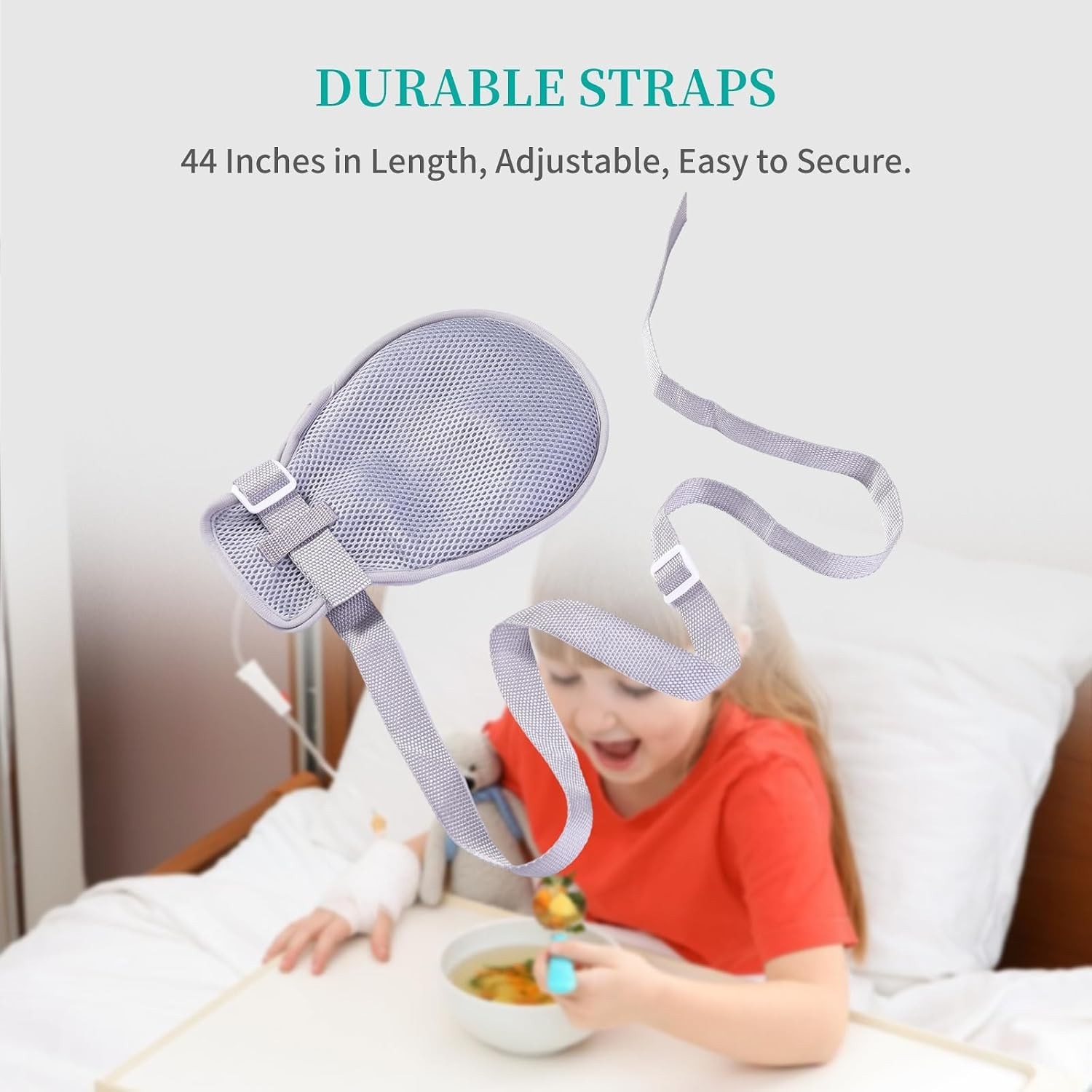 Restraint Gloves 2Pcs, Safety Hand Mitts for Dementia Child, Control Small