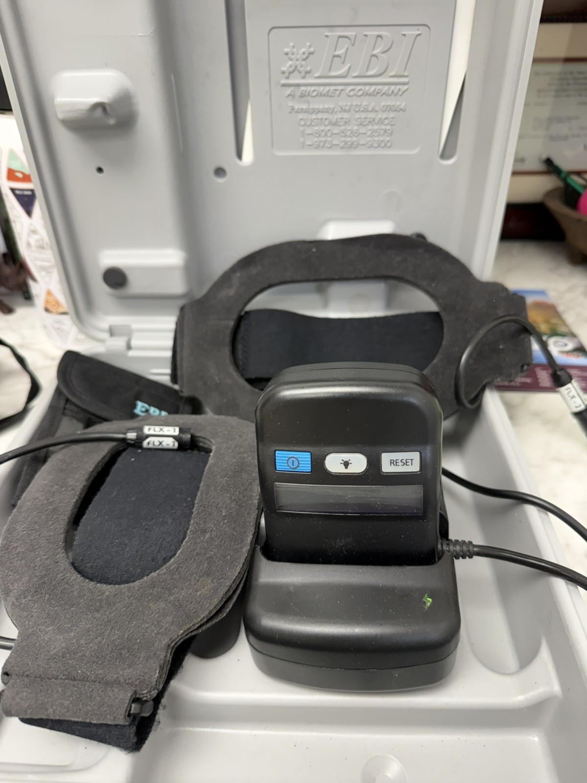 EBI Bone Healing System Model 2001 in case, with parts and manuals