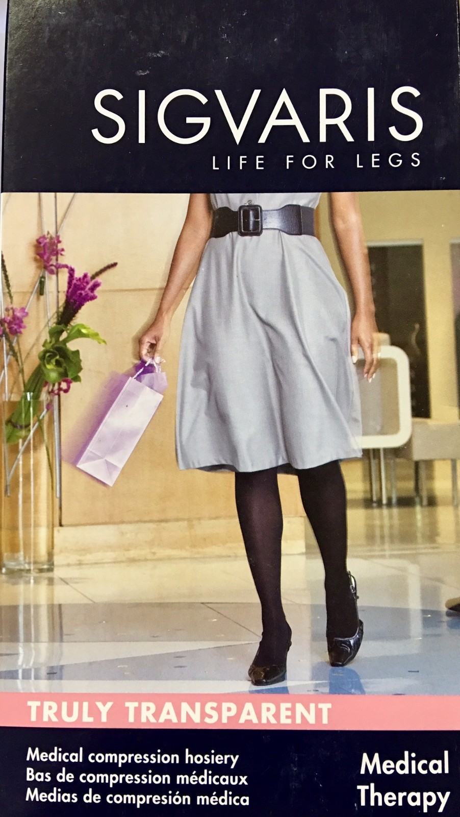 Sigvaris 770 Truly Transparent 20-30 mmHg Women’s Pantyhose – SIZES – COLORS