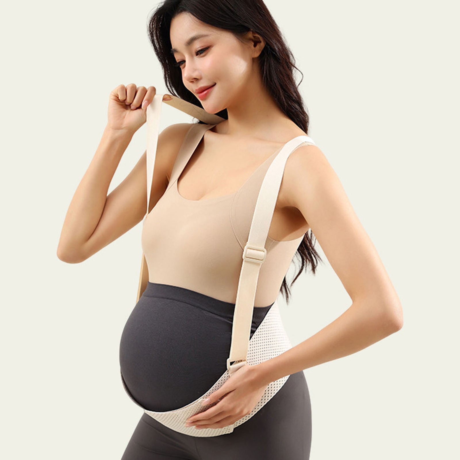 2-Adjustable Maternity Belly Support Belt For Lower Abdomen And Hip Pain Relief