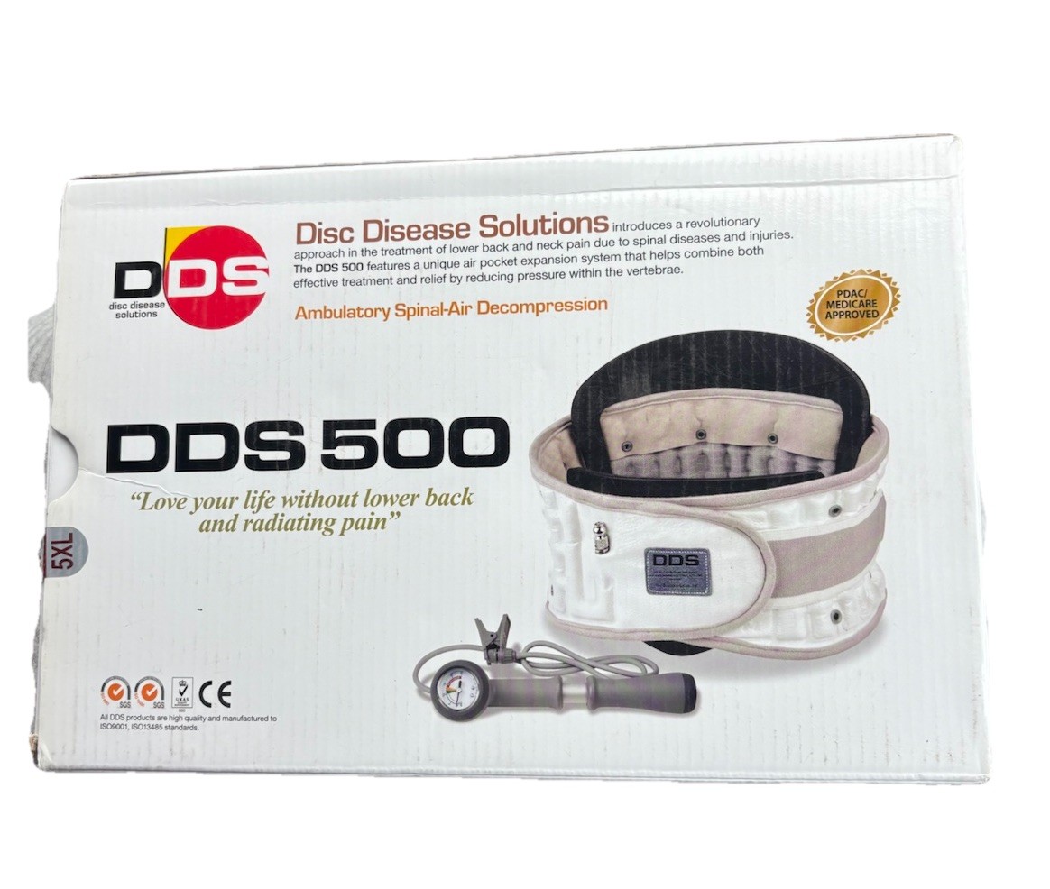 DDS 500 Disc Disease Solutions Back Belt-Size 5XL-Spinal Air Decompression