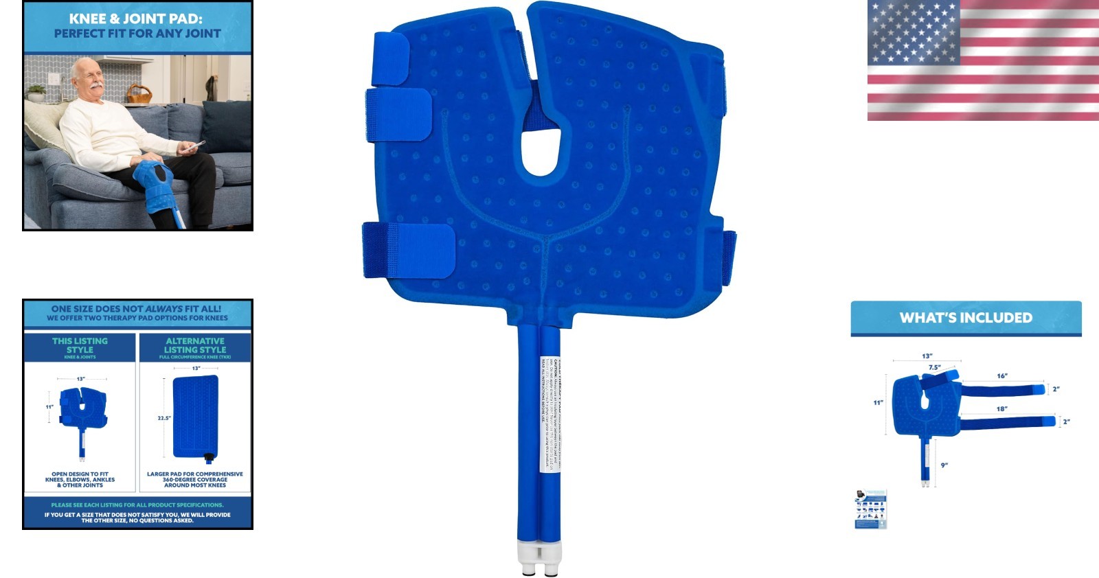 Knee, Ankle & Elbow Cooling Pad by Polar Active Ice^