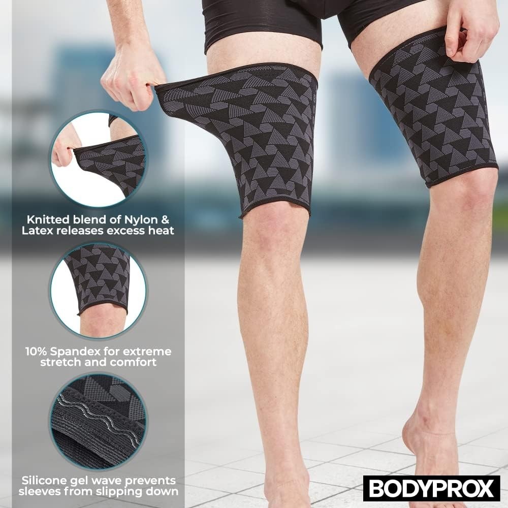 Thigh Compression Sleeve Pair – Extra Large Hamstring Support for Athletes