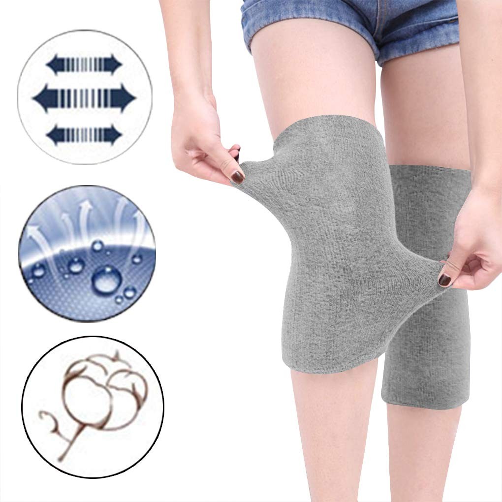 Thermal Knee Braces Elastic Compression Sleeve Leg Warmers Arthritis Support Pad