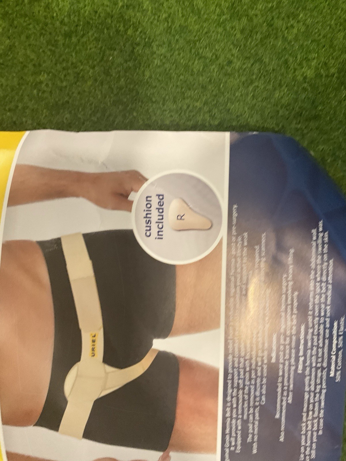 URIEL Right Sided Inguinal Hernia Belts for Men Hernia Support Tan Size XXL