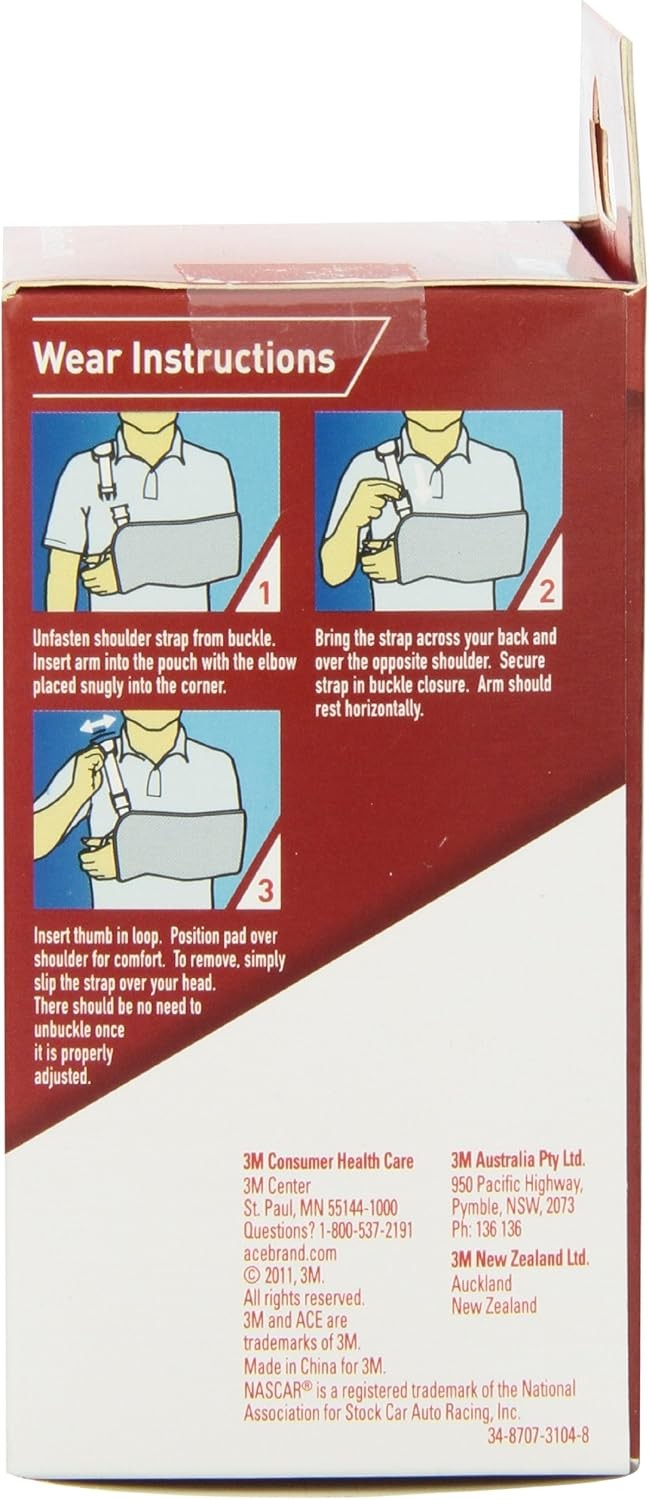 ACE Adjustable Padded Shoulder Strap Arm Sling One Size