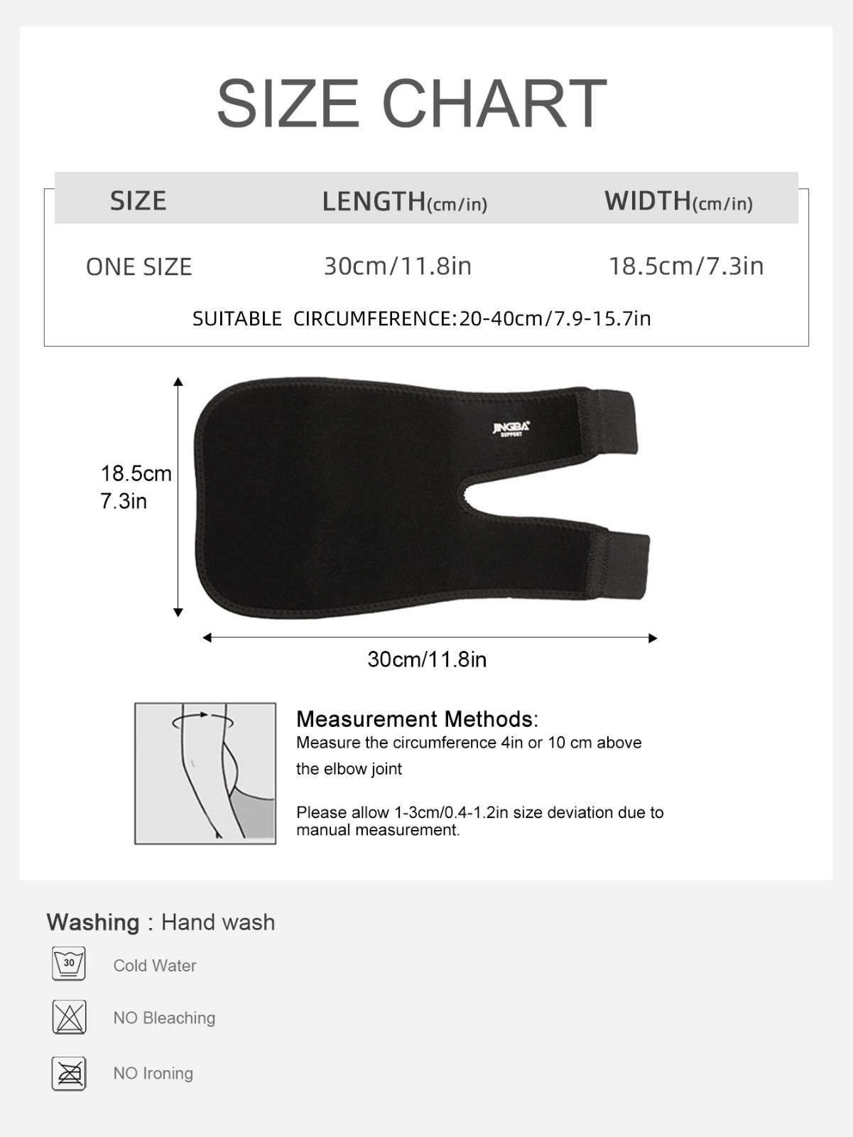 Adjustable Neoprene Elbow Support Brace Sports Fitness Protector Men Women