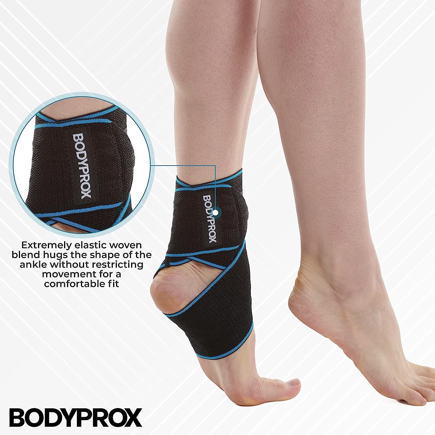 Universal Customizable Ankle Brace – Adjustable Compression, Prevents Injury