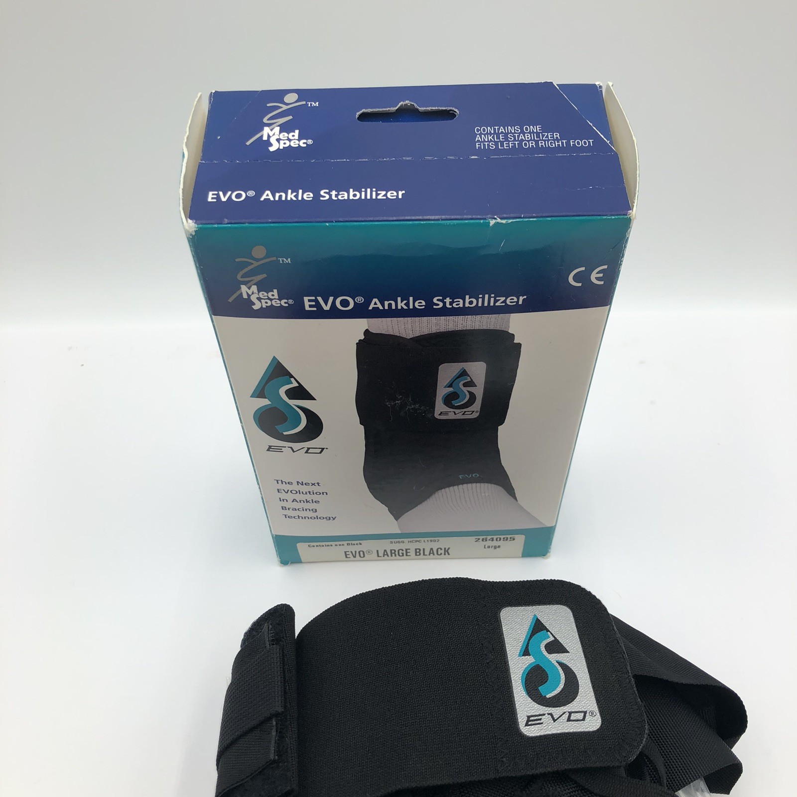 Med Spec Ankle Stabilizer Orthosis EVO Large 264095 Ankle Stabilizer Open Box