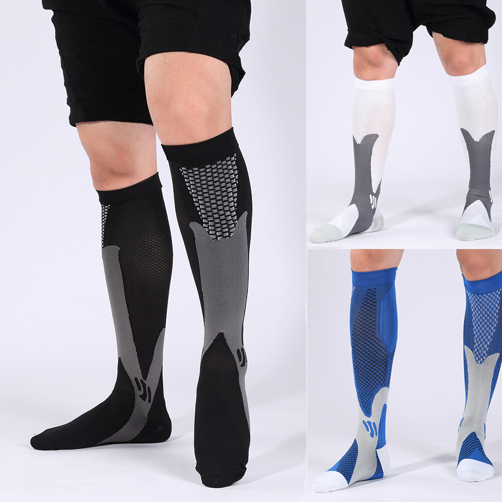 Compression Socks Stockings Knee High for Men Women Medical 20-30 mmHG L/XL/2XL