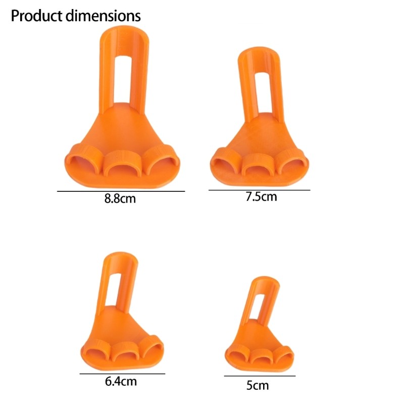 Pack of 4 Ventilated Chicken Leg Splints for Injury Amendment Modifiable Belts