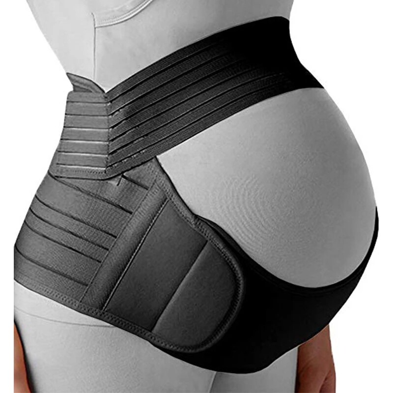 Women Maternity Belly Belt Waist Abdomen Support Tummy Bands Back Brace Girdle
