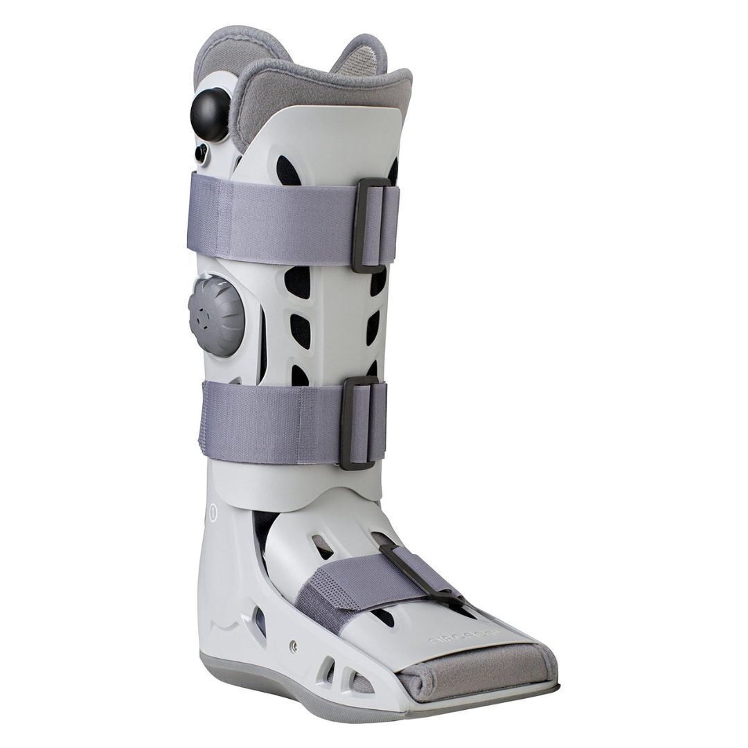 Aircast AirSelect Elite Large Size Gray Open Frame Walker Brace and Walking Boot