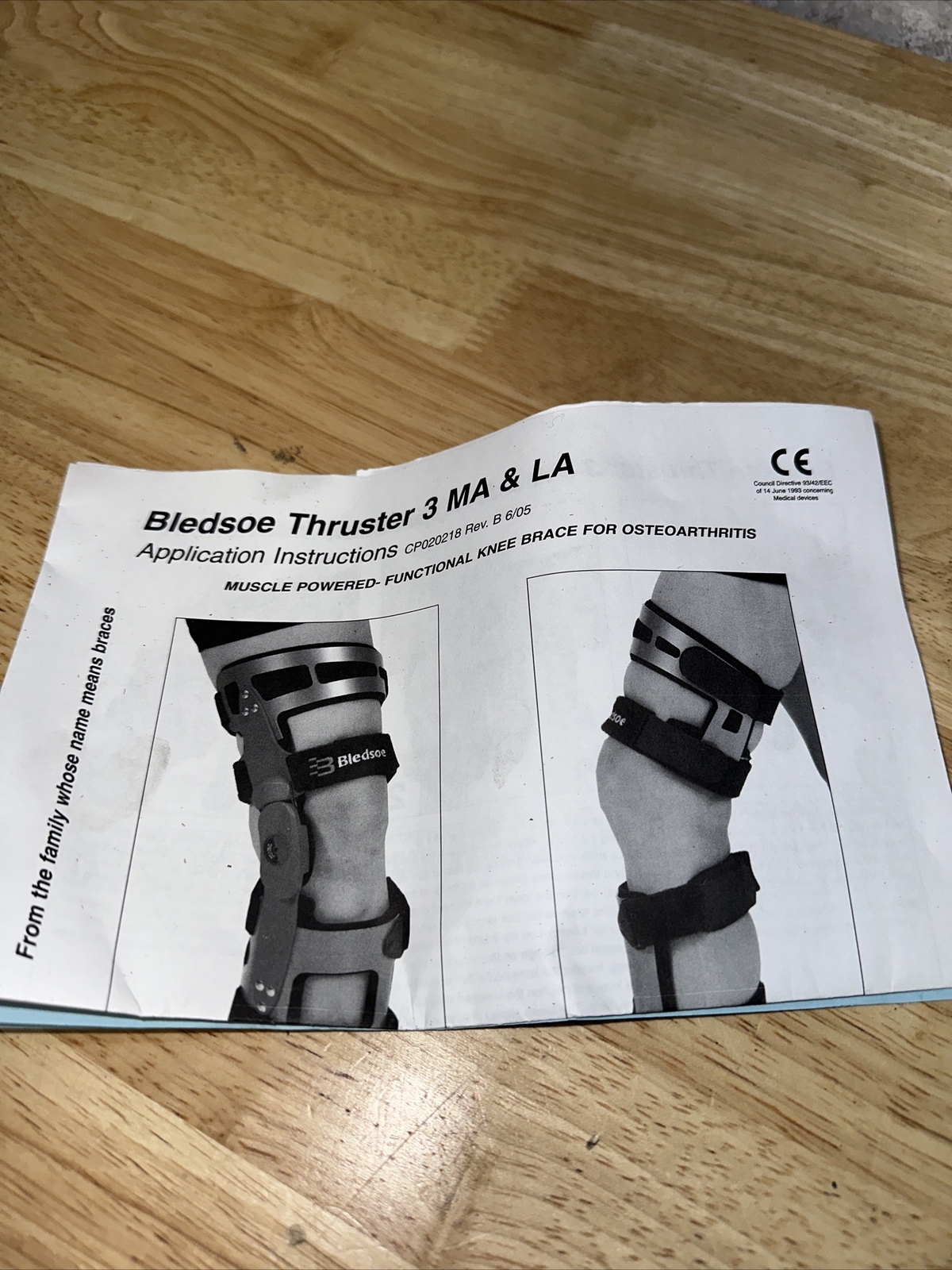 BLEDSOE THRUSTER LATERAL STANDARD SIZE SMALL RIGHT NEW
