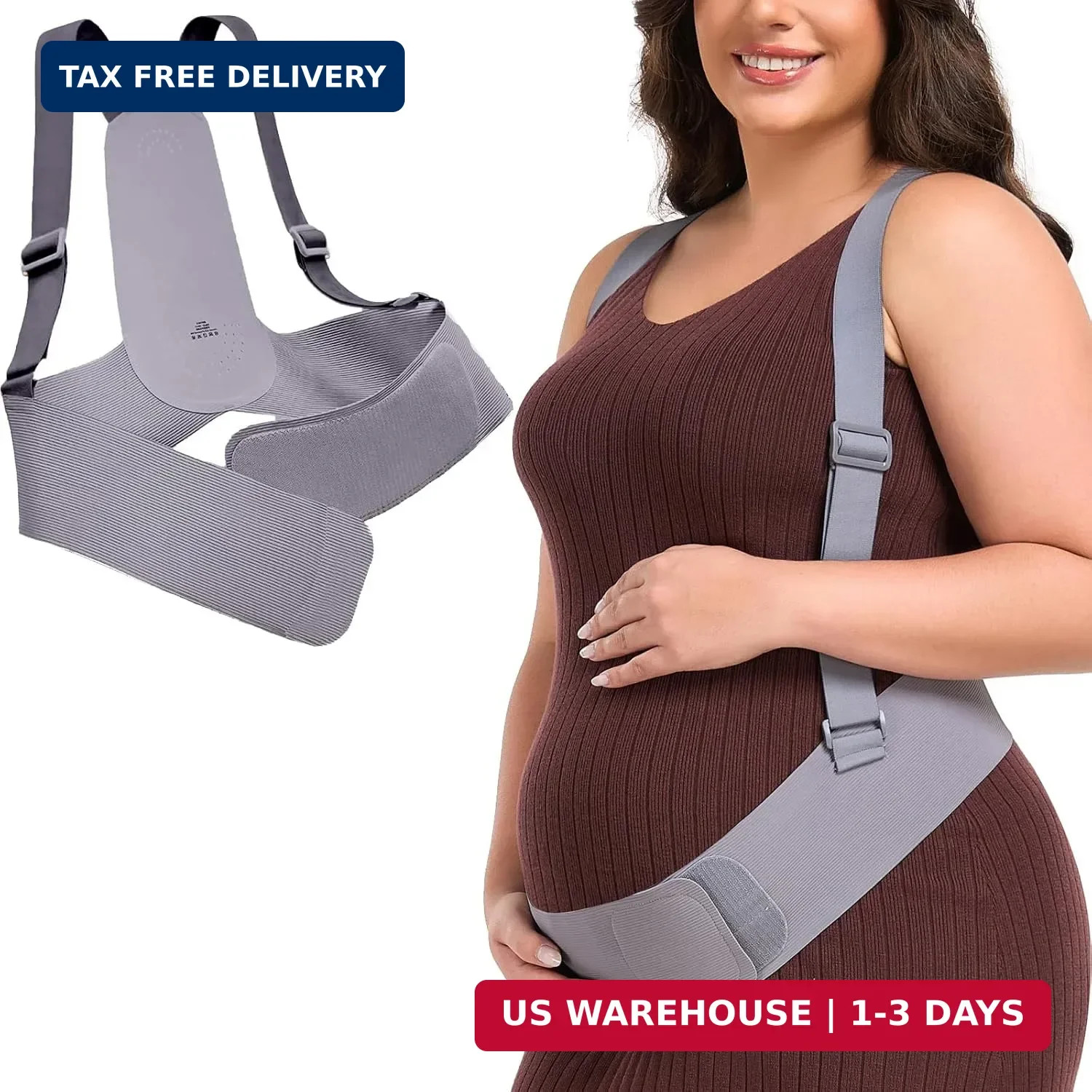 Belly Bands for Pregnant Women with Adjustable Support Brace Straps | Pregnancy