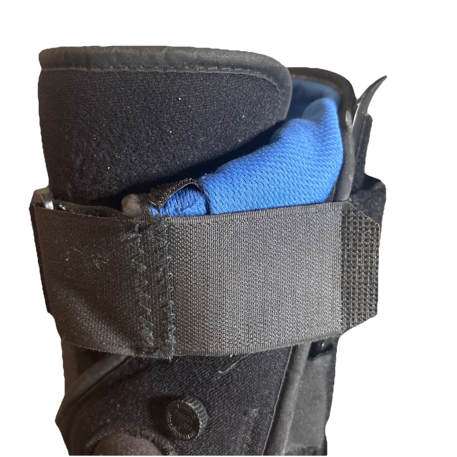 BREG Walking Boot Medical High Top Ankle Surgery Brace Sz Large Air Pump Lift