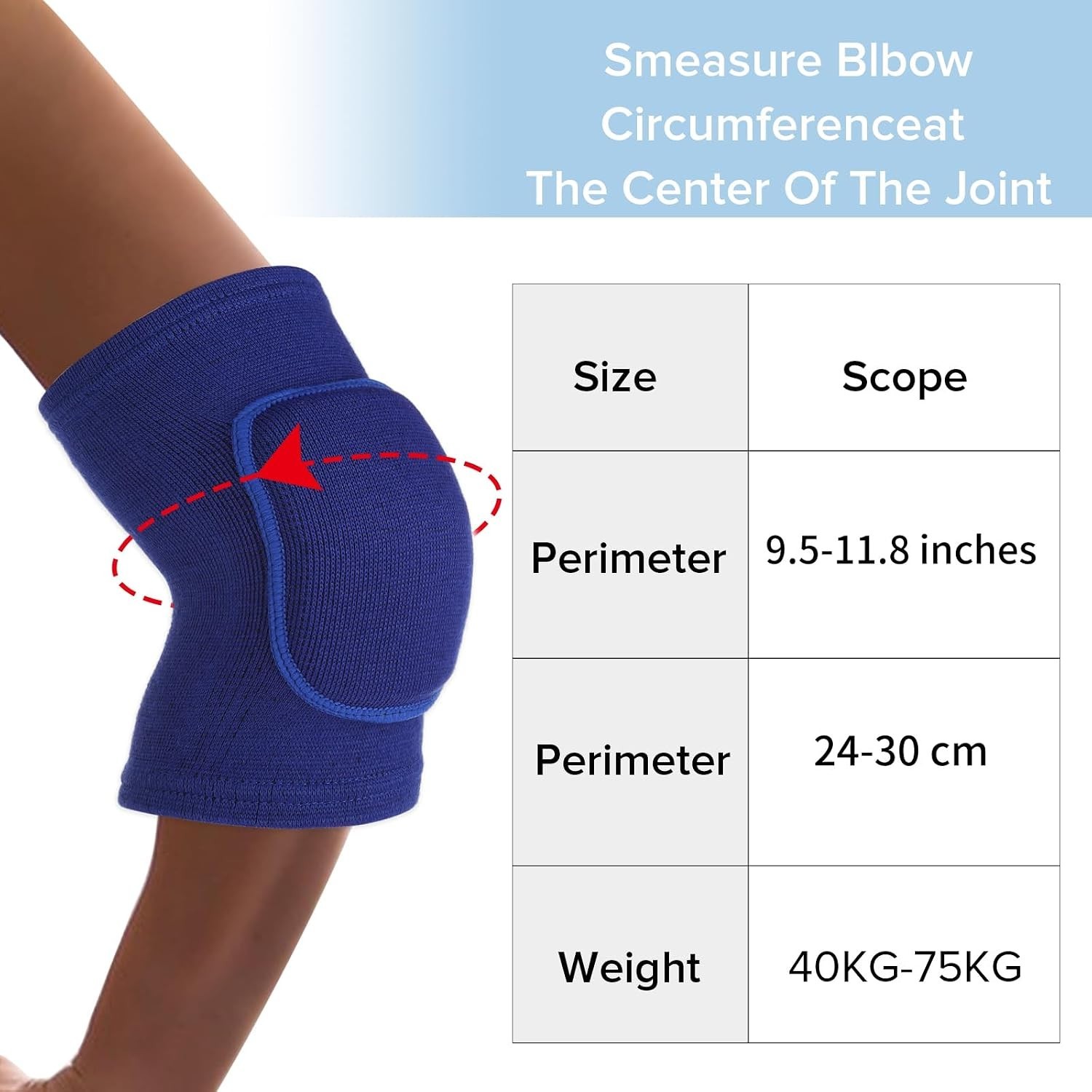 Arm Brace Pads Elbow Protector Strap Pair, Breathable Anti-Collision Sponge T…