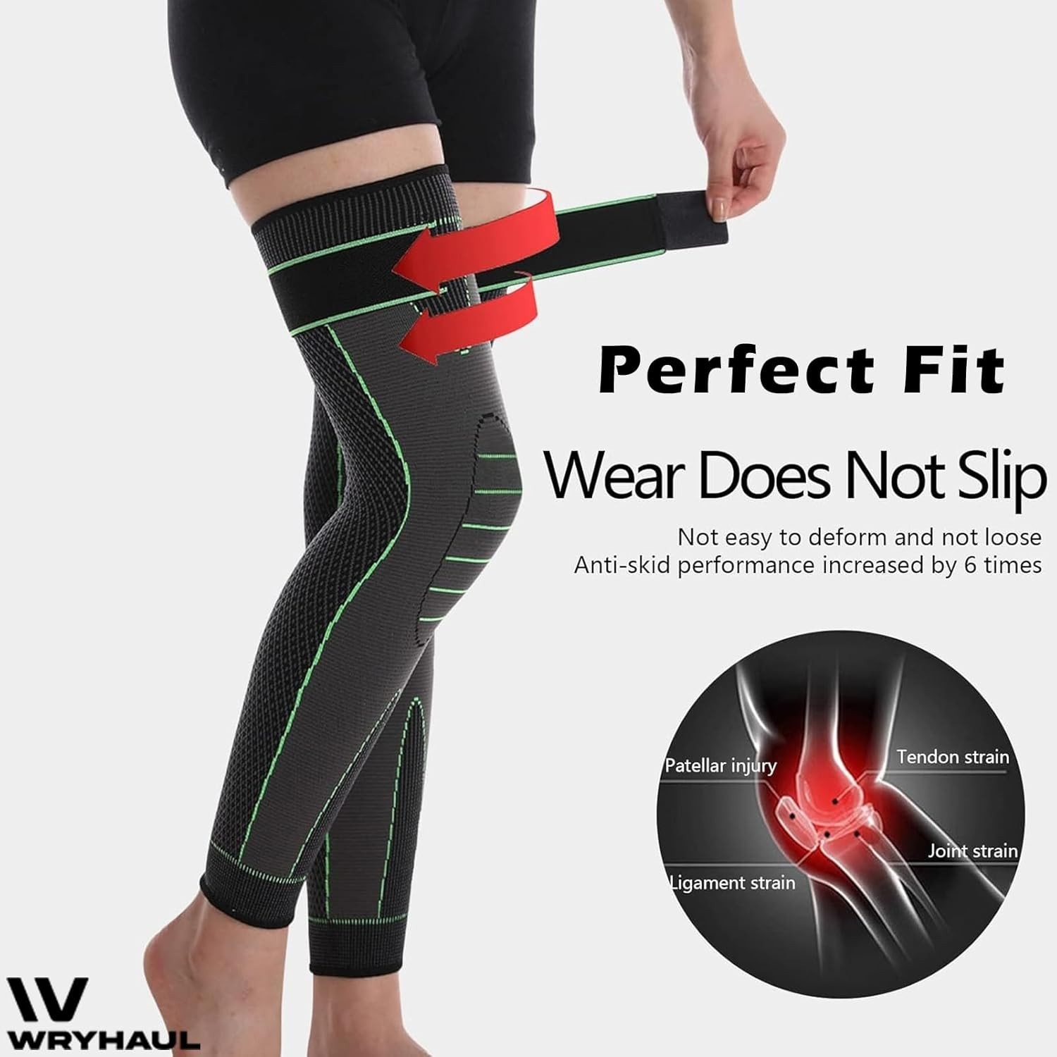 Kneeca Self-Heating Knee Sleeve: Aicao Knee Protection for Warm contains natural