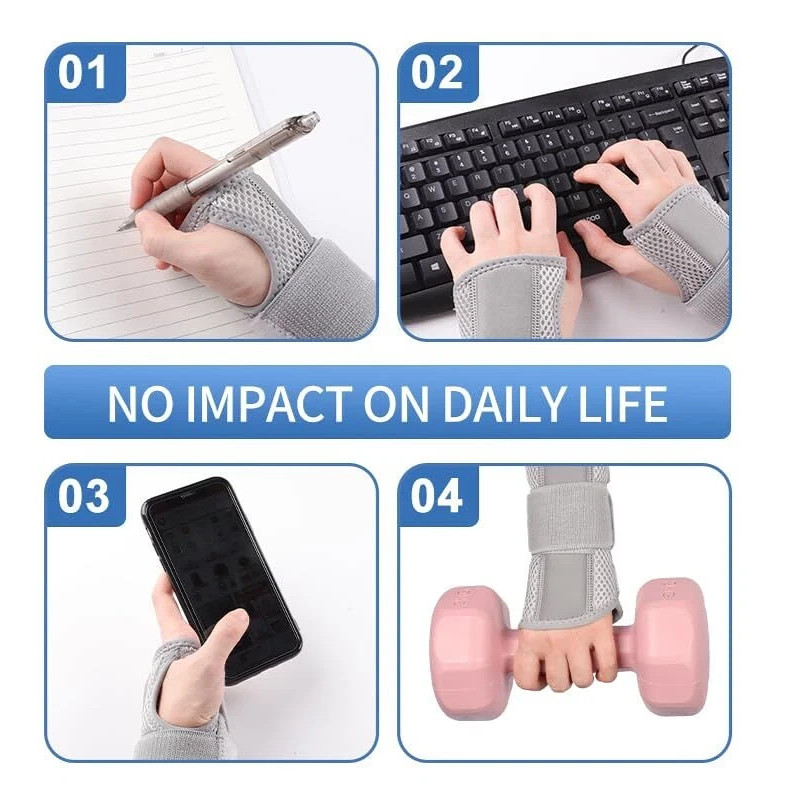 NEW Wrist Brace for Carpal Tunnel – Adjustable Night Support Brace with Splints