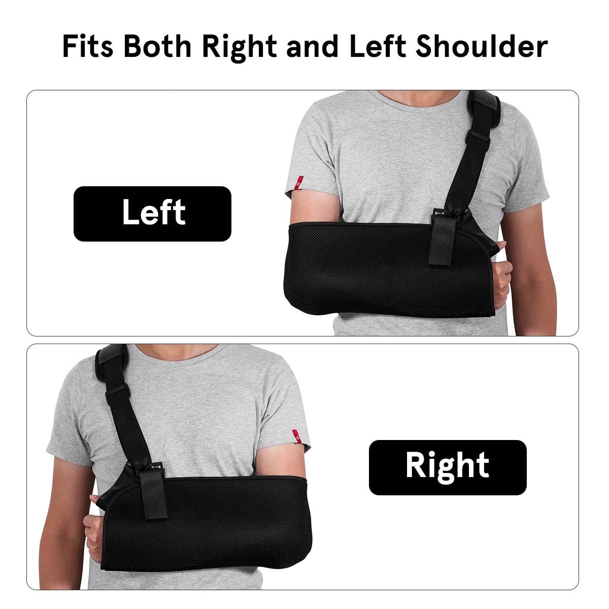 Adjustable Arm Sling for Comfortable Shoulder Immobilization – Left & Right Fit