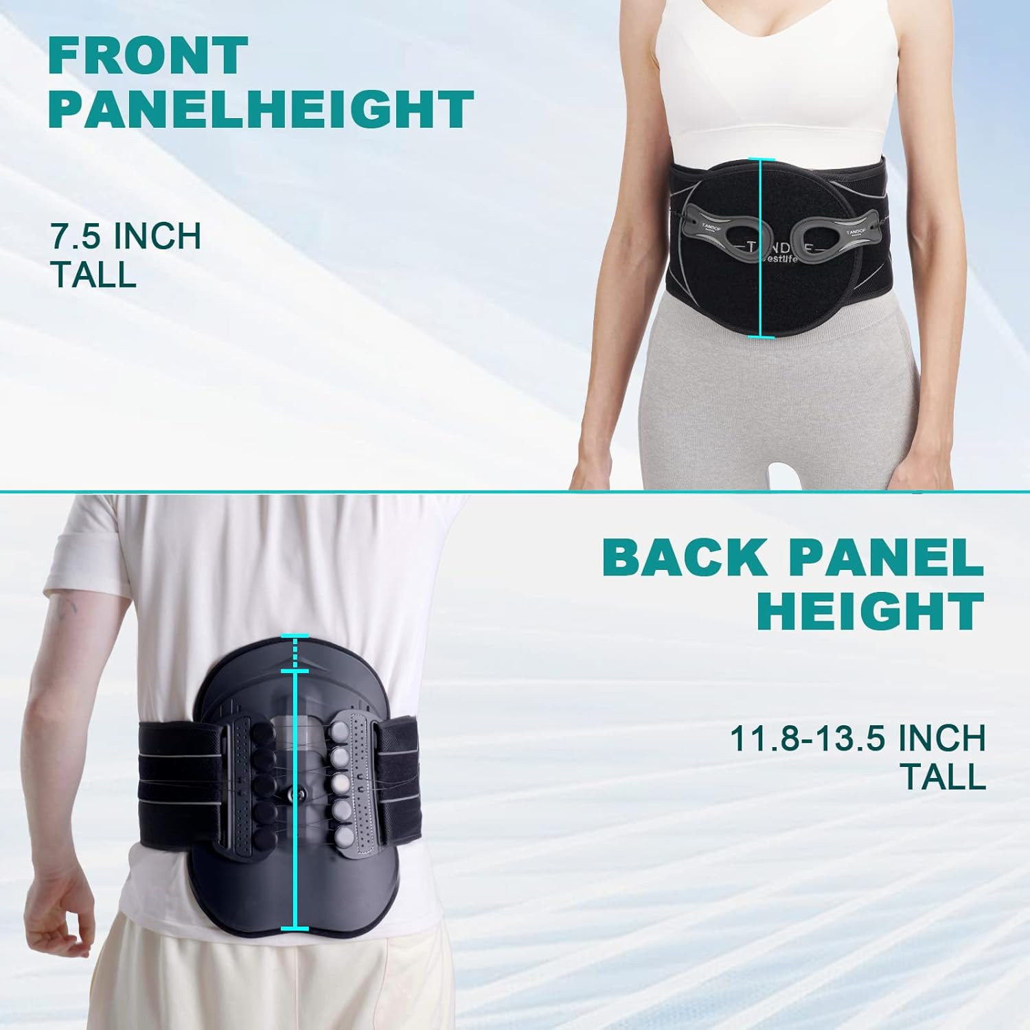 LSO Spine Decompression Support-Entire ARC Back Brace for Women & Men,3D PAD plu
