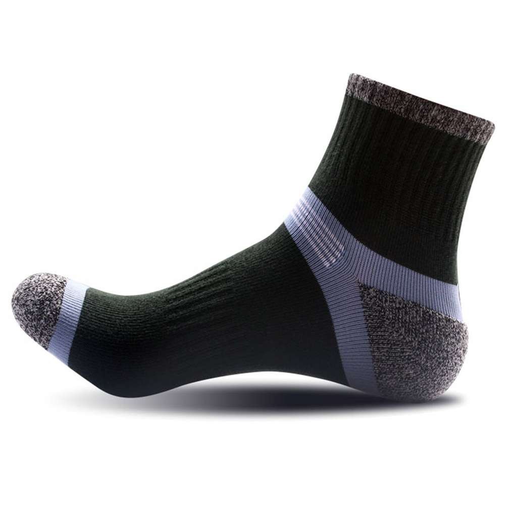 Mens Solid Sports Athletic Work Plain Crew Socks Women Cotton Ankle Casual Socks