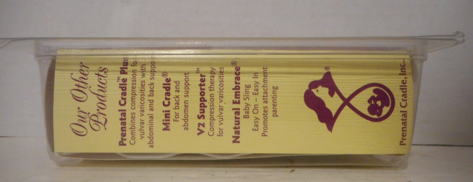 New Prenatal Cradle Full Support Torso Abdomen Back Tall Small Size