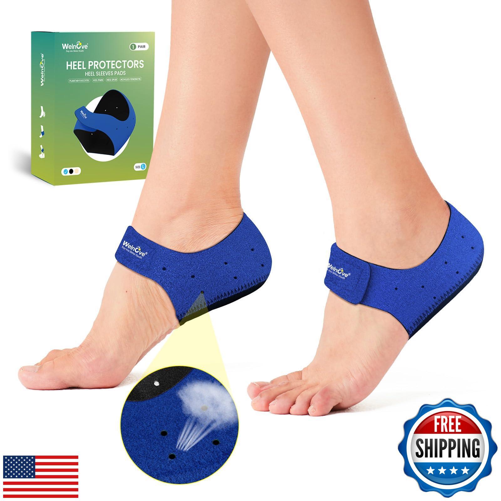 Plantar Fasciitis Protector for Shoes – Welnove Heel Cups for Pain Relief, In