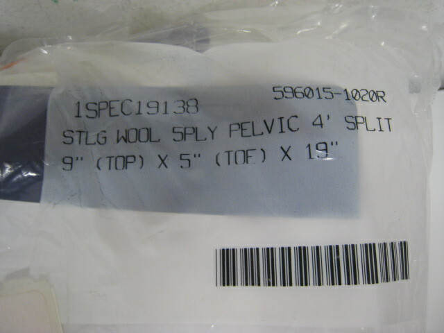 Virgin Wool Prosthetic Sock 1SPEC19138 9 x 5 x 19 Pack of 6