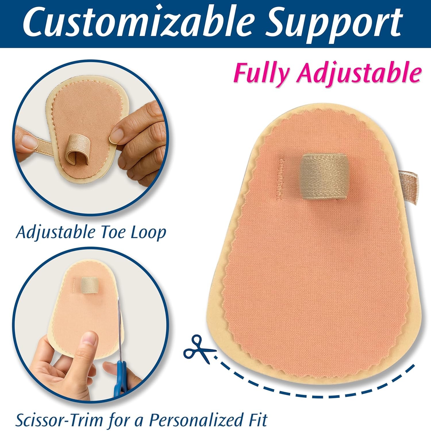 Pedifix Budin Toe Splint, Single Toe, OSFM