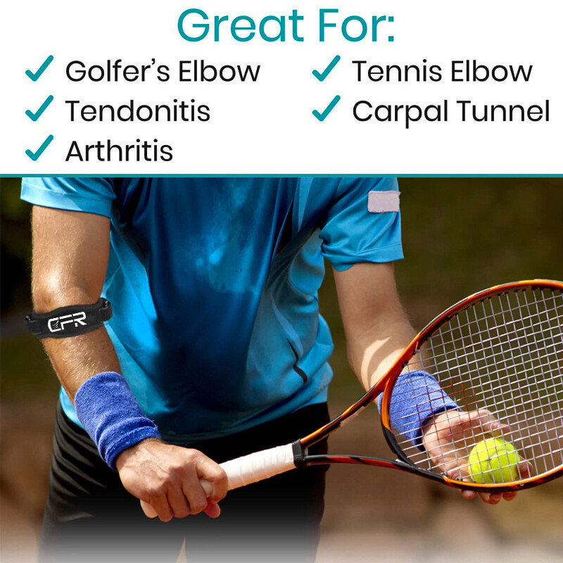 Tennis Elbow Brace Strap Tendonitis Golfers Band Golf Pain Relief Pad Support US