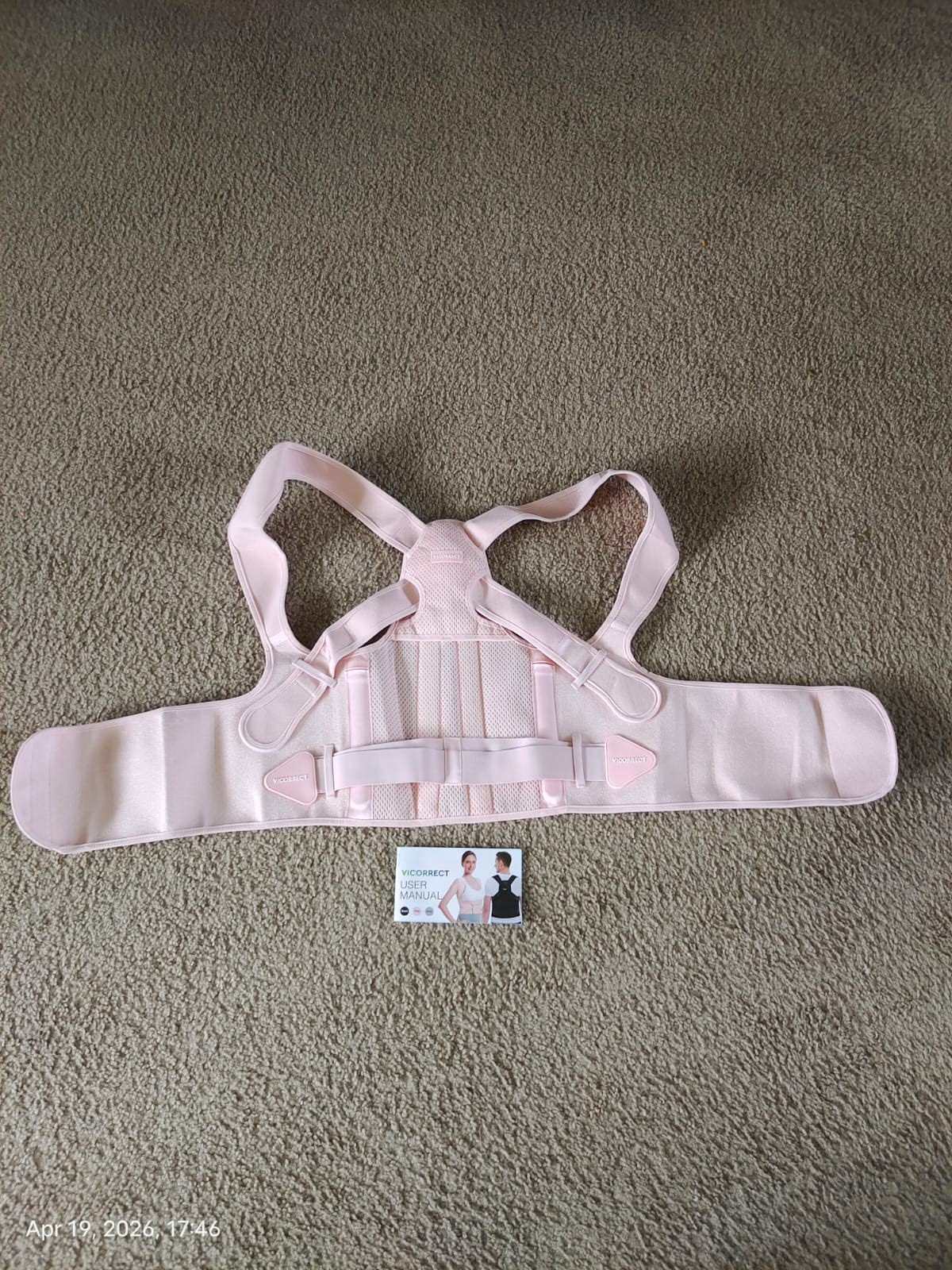 Vicorrect Posture Corrector for Women and Men: Back Support Brace Upper Back…