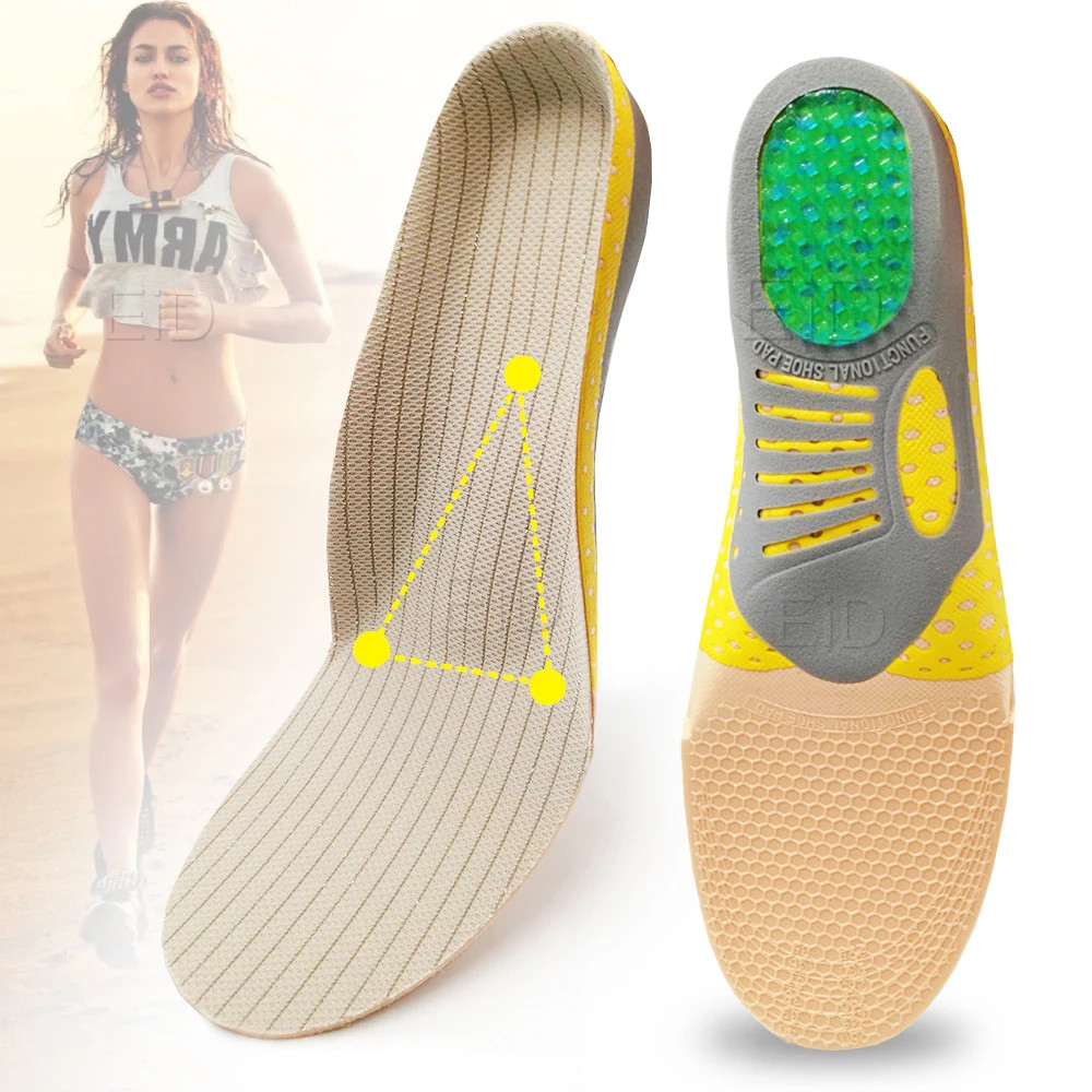 PVC silicone Gel orthopedic shoes sole Insoles flat feet orthotic insoles ar