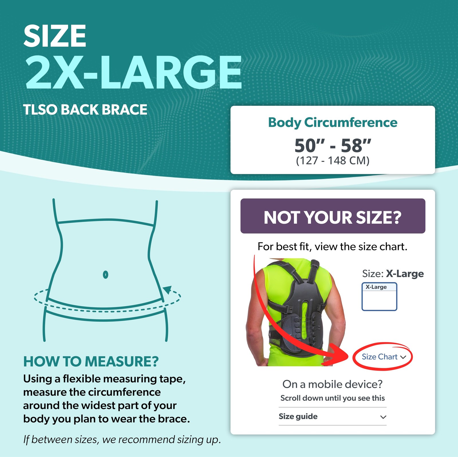BraceAbility Plus Size TLSO Back Clamshell Brace – XXL Hard XX-Large, Black