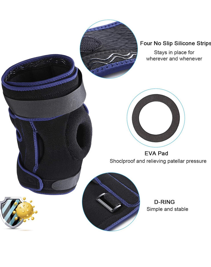 Nvorliy Medium Size Hinged Knee Brace For Men & Women M MEDIUM New