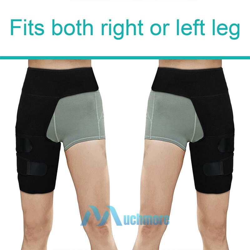 Copper Brace Compression Groin Thigh Sleeve Hip Support Wrap for Sciatic Nerve