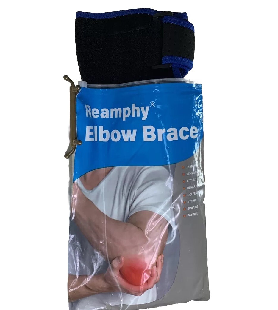 Elbow Brace Reamphy For Tendonitis Tennis / Golf Elbow Arthritis Fatigue ++ NEW