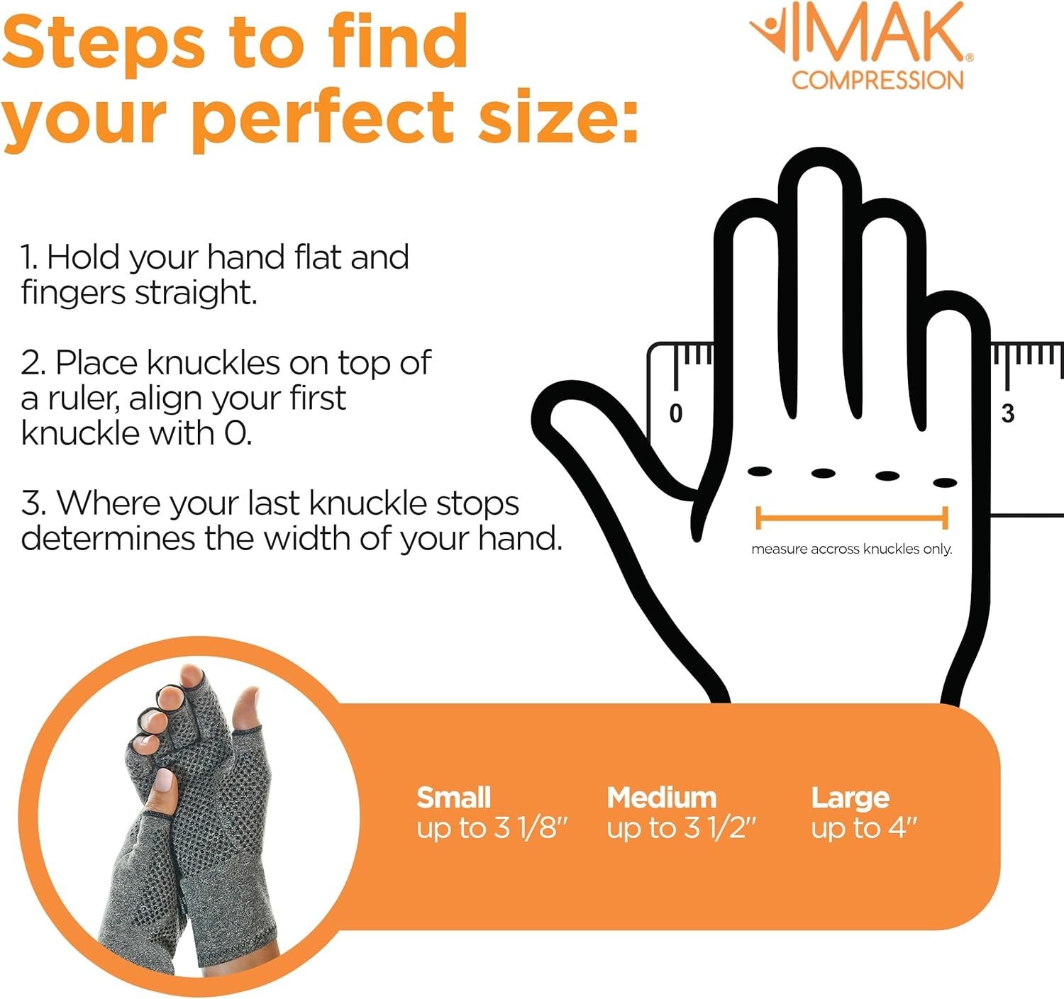 IMAK Compression Active Gloves for Arthritis & Joint Pain-Men & Women Fingerl…